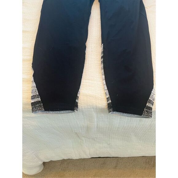 New Shape Black and White Athletic Leggings Plus - Picture 4 of 6